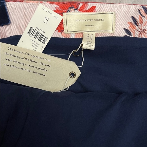 NWT Anthropologie Moulinette Soeurs Rare Tulle Skirted Floral Dress 10 - Picture 5 of 16